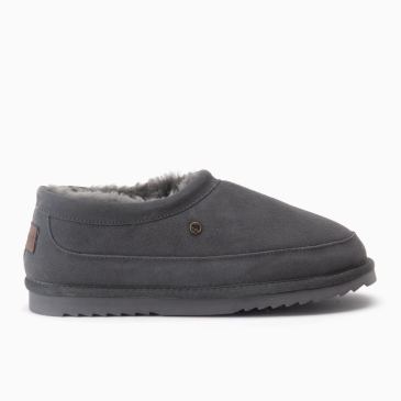 Warmbat Ebor heren suède charcoal 