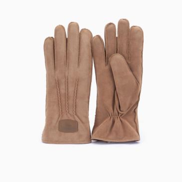 Warmbat dames handschoen goat suède chestnut 