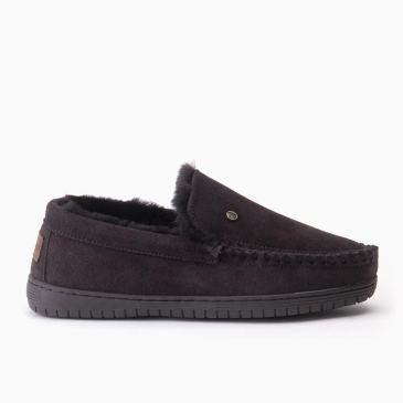 Warmbat Grizzly heren suède choco 