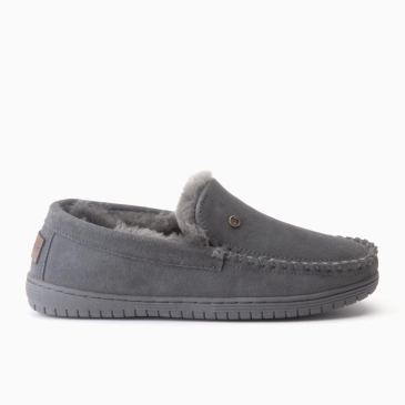 Warmbat Grizzly heren suède charcoal 