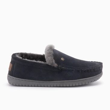 Warmbat Grizzly heren suède charcoal 