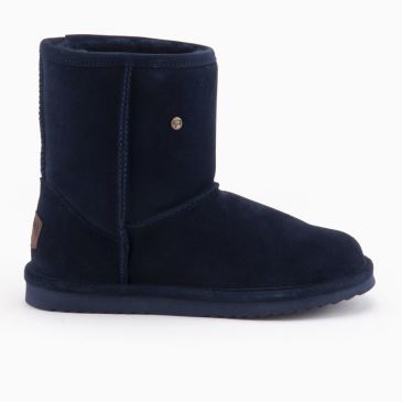 Warmbat Kangaroo dames suède boot dark navy 