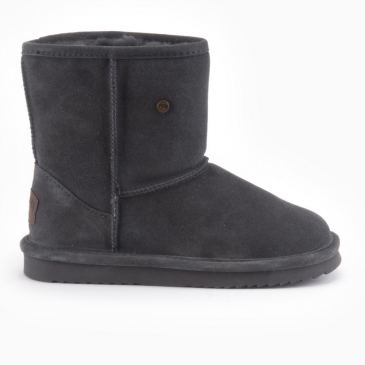 Warmbat Kangaroo dames suède boot dark grey 