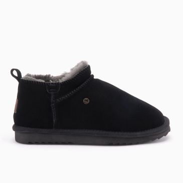 Warmbat Tanbar dames suède Black 
