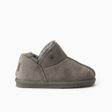 Warmbat Willow kinderen suède olive 