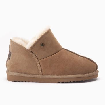 Warmbat Willow dames suède camel 