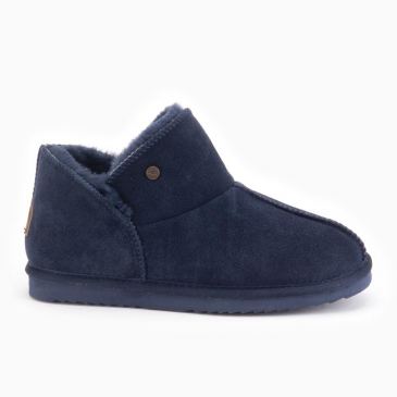 Warmbat Willow dames suède dark navy 