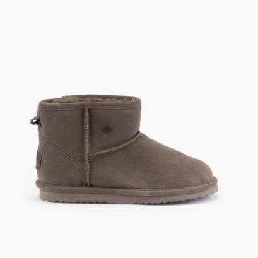 Warmbat Wallaby Kids Suède Boot Moss 