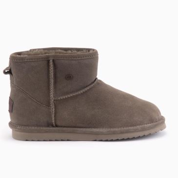 Warmbat Wallaby dames suède boot moss 