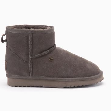 Warmbat Wallaby dames suède boot pebble 