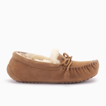 Warmbat Warenda dames suède cognac 