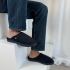 Warmbat Classic unisex suède dark navy 