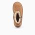 Warmbat Durack dames suède boot plateau zipper cognac 