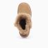Warmbat Durack dames suède boot plateau wool camel 