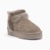 Warmbat Durack dames suède boot plateau wool moss 