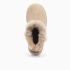 Warmbat Durack dames suède boot plateau wool stone 
