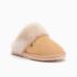 Warmbat Flurry dames suède Apricot 
