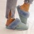 Warmbat Flurry dames suède Cameo Blue 