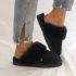 Warmbat Flurry dames suède dark navy 