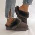Warmbat Flurry dames suède plateau plum 