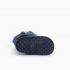 Warmbat Hay Baby bootie with velcro strap Dark Navy 