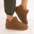 Warmbat Willow dames suède mud 