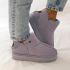 Warmbat Willow dames suède plateau lavender 