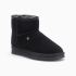 Warmbat Wallaby dames suède boot black 