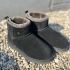 Warmbat Wallaby dames suède boot tape black 