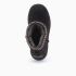 Warmbat Wallaby dames suède boot plateau tape black 